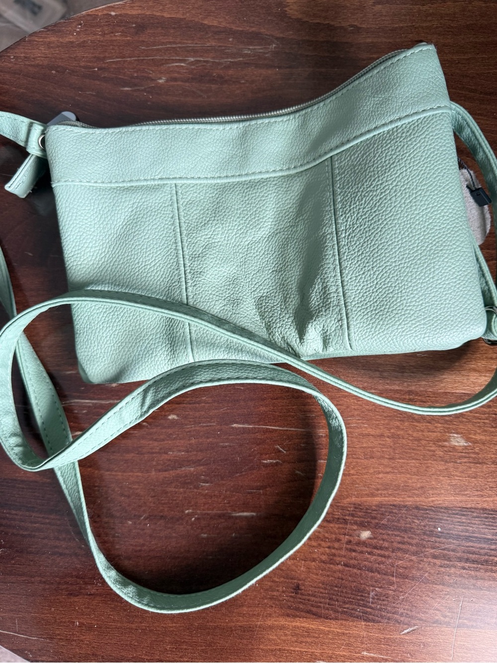Bentley - New Mint Green Genuine Leather Crossbody Bag - Sleek Everyday Carry